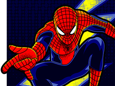 The Amazing Spiderman 2 Poster - Payback Penguin art character color comic book electro hero lightning marvel movie poster spiderman vector