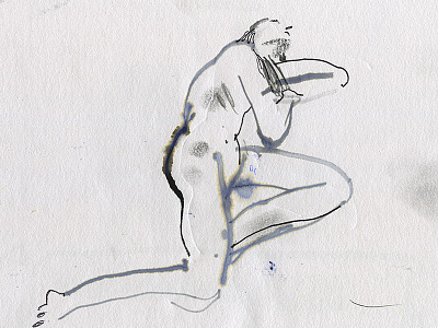 Leeuwarden last saturday dip pen drawing ink life drawing