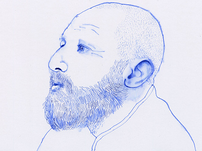 ballpoint pen portrait (with isopropanol) _2