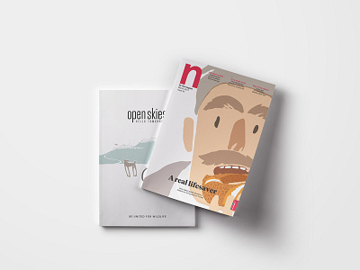 Turkish sketches on the covers of in-flight magazines