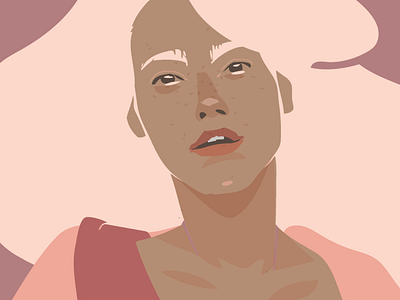 Can it be beautiful (fragment) character illustration portrait vector woman