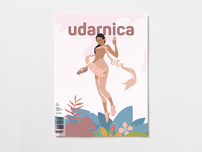 Holy sport character cover art illustration magazine cover magazine illustration nude nudeart portrait vector woman