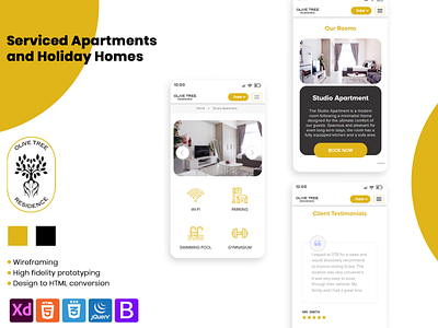 Olivetree Residence bootstrap css graphic design html jquery ui