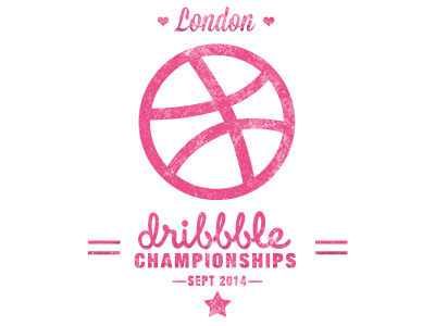 London Dribble Championships dribble event logo london poster