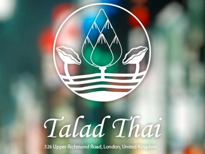 Talad Thai brand logo thai vactor