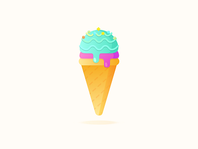 Ice Cream ice cream illustrator summertime