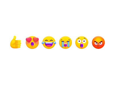 Feedback Reactions Rebound emojis feedback reactions icons