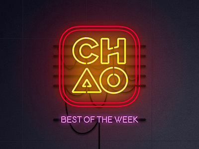 Best of the week @CHAO neon ui