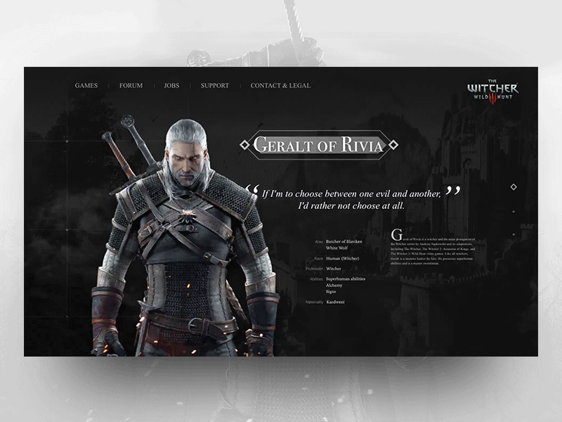 Witcher 3 characters web