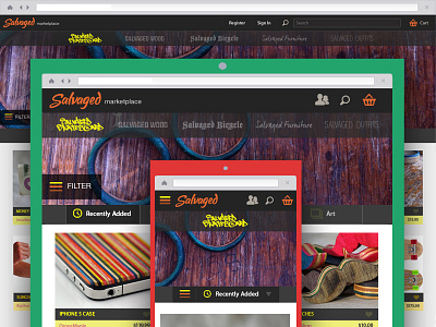 Preliminary Design - Salvaged Skateboard marketplace