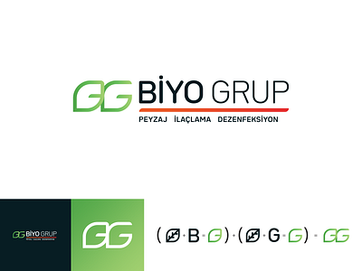 Biyo Grup bio group logo bio logo corporate corporate identity green logo logo logo creative logo design print design