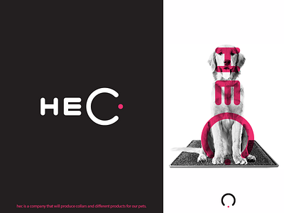 Hec animal leash branding branding design corporate identity graphic design logo logo design pet pet logo print design