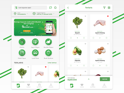 Beceer App Redesign app design groceries grocery grocery app mobile app mobile mockup redesign ui ux