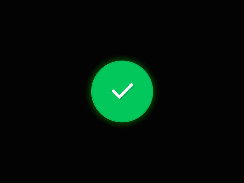 Check after effects animation checkmark green motion graphics neon