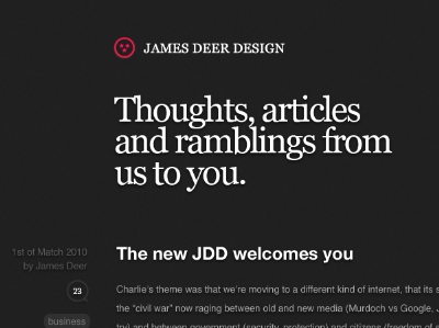 JDD Blog blog experiment jdd