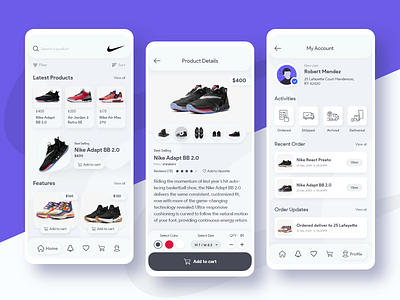 Nike Mobile App Redesign Concept
