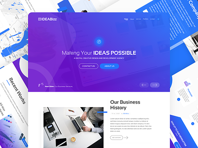 Ideabizz Business Template Ui Design
