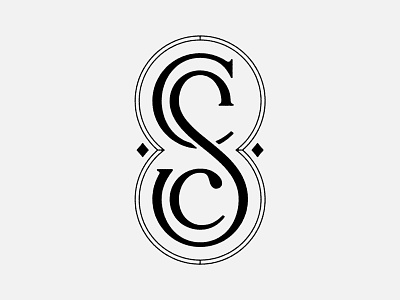 CSC Monogram badge badgedesign custom type lettering logo design monogram type letters typography
