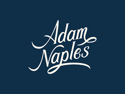 Adam Naples illustration lettering logo design logotype script type typography