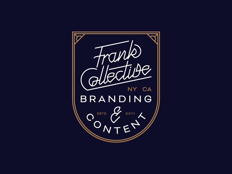 Frank Collective art direction custom type illustration lettering typography