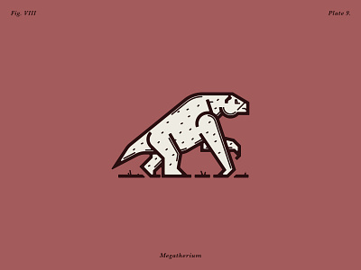 The Giant Sloth custom type lettering logo design monoweight illustration typography