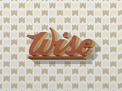 Wise Pt. 2 custom type dribbble lettering logo design monoweight illustration typography