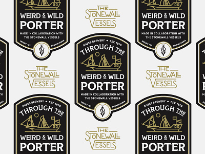 TtW&W Porter Beer Label beer label custom type dribbble lettering logo design monoweight illustration packaging design porter typography