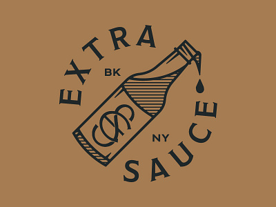 Extra Sauce Pt.2 dribbble extra sauce hot sauce identity design logo design monoweight illustration ny