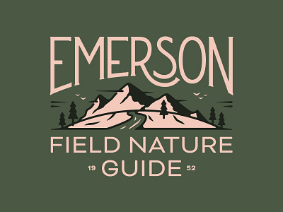 Emerson art direction badge design branding custom type dribbble identity design illustration lettering logo design logo system monoweight illustration typography