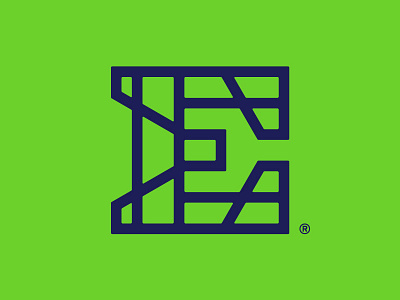 Logomark for Ephrata Strength & Conditioning branding ephrata fitness identity design line illustration logo design logo system typography