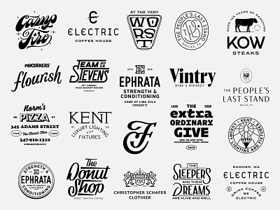 2019 Year in Review 2019 branding custom type identity design lettering logo design monoweight illustration typography year in review