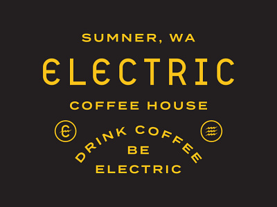 Electric Coffee House | Type Lockup