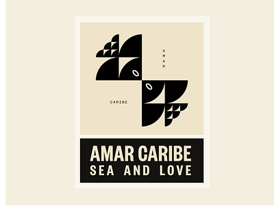 Amar Caribe branding design icon icon design illustration logo modernism symbol typography vector