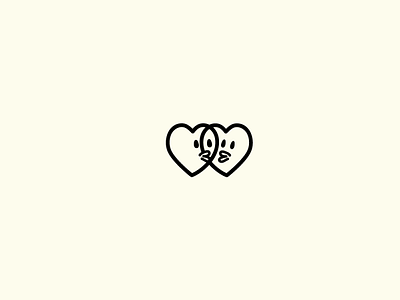 love branding design heart icon icon design illustration kiss logo symbol