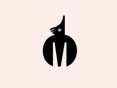 "M" bird logo animal bird bird logo branding design geometry icon icon design illustration logo modernism newbrand symbol