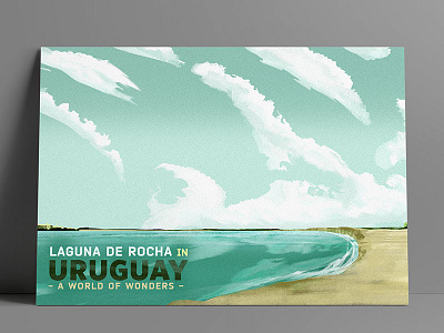 Visit Uruguay! art direction artwork design digital graphic design illustration landscapes print typography web