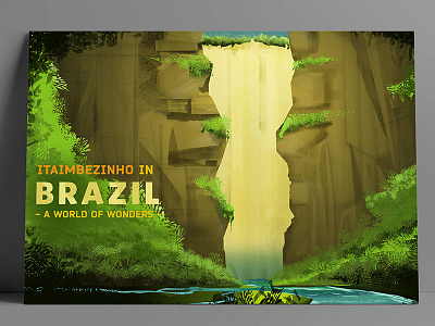 Visit Brazil! art direction book color graphic design illustration print typography web