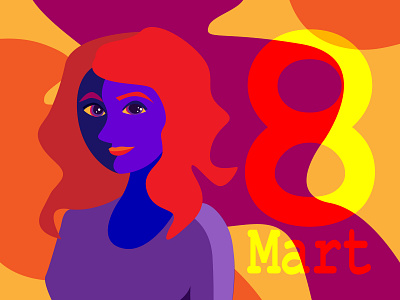 8 march 8 march illustration women