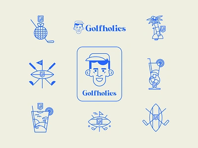 GH | Illustrations 2020 apparel avatar branding character design direction embroidery freelancer golf graphic design graphics illustration nikola obradovic design ondsn print product design product designs sticker visual visual identity