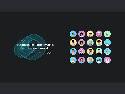 Plume | User Avatars 2020 app app design avatar branding characterdesign faces freelance graphic design illustration mobile app mobile ui nikola obradovic design ondsn plume product design san francisko ui visual wi fi