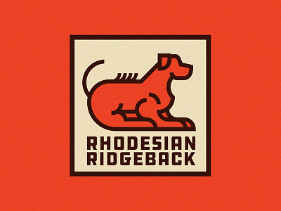 Rhodesian Ridgeback animal animals logo sticker