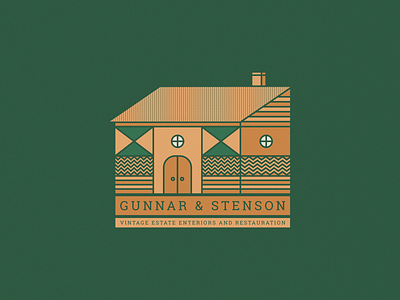 G&S Vintage Estate Illustration badge branding estate graphic graphicdesign illustration nikola obradovic design print sticker typography ui vector vintage webdesign