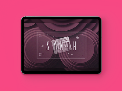 Synth | promo 2020 adobe app branding colors graphic design illustration marketing music nikola obradovic ondsn playlist printdesign product design serbia typography ui uiux vector webdesign