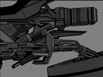 Hovercycle detail