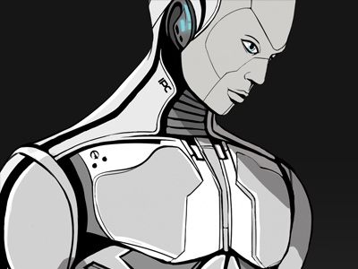 Iso Arco Batova character comics concept cyberpunk design graphic illustration novel