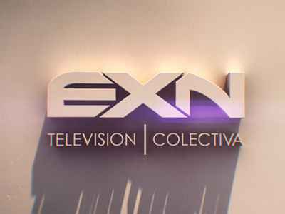 EXN 2bit aftereffects branding cinema4d design logo motiongraphics