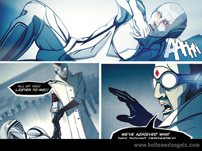 Page 10 character comics concept cyberpunk design illustration mech novel