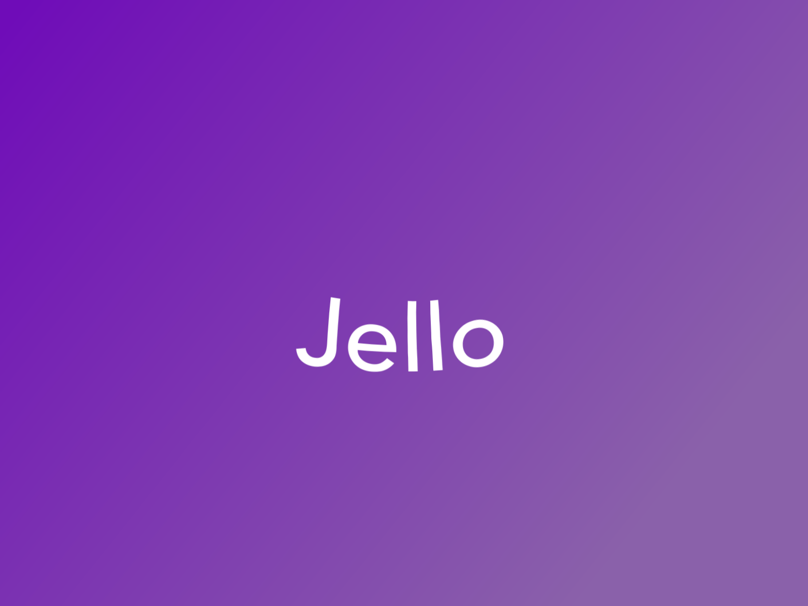 Jello Type