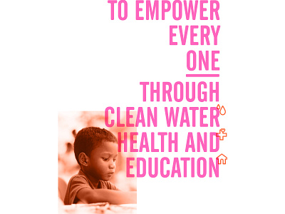 Sunshine Mission charity clean water education foundation health heroes mission nonprofit pink sunshine type