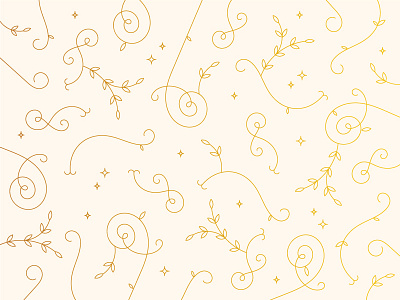 IDK christmas curly flourish flourishes gold gold foil leaves pattern star stars wedding